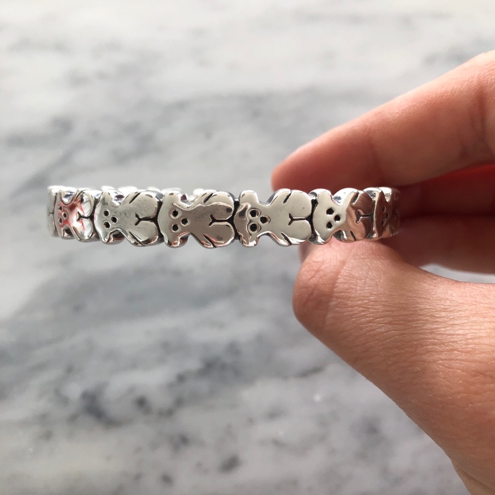 Tous silver bear bracelet